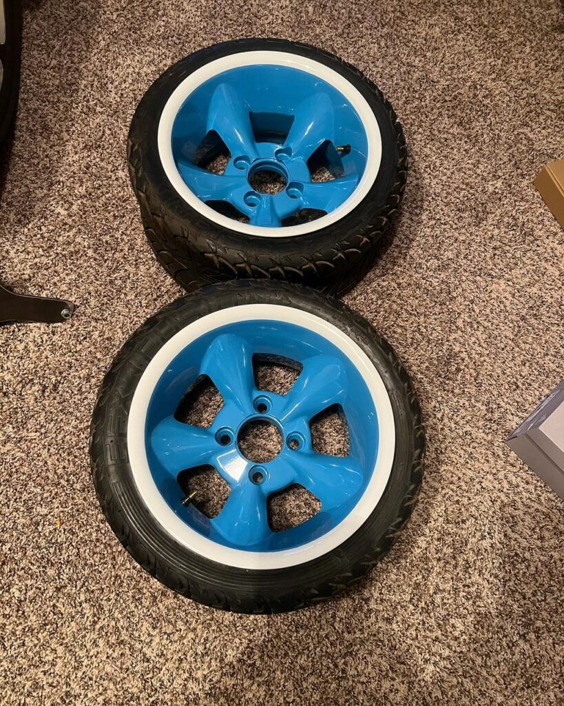 MBK Blue Wheel Set